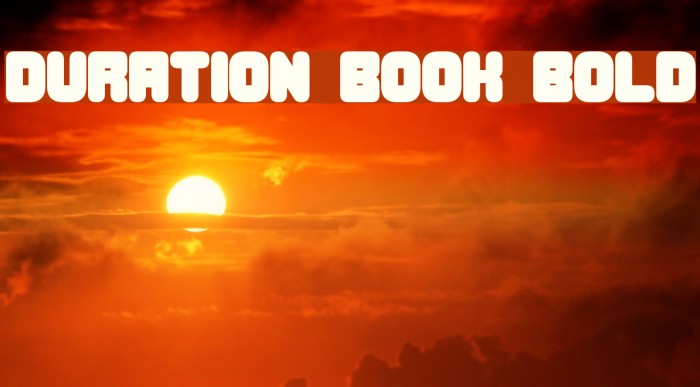 Duration Book Bold Example 3