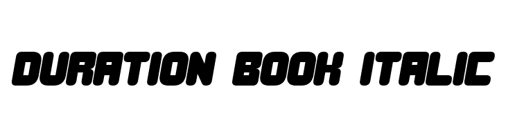 Duration Book Italic  font caratteri gratis
