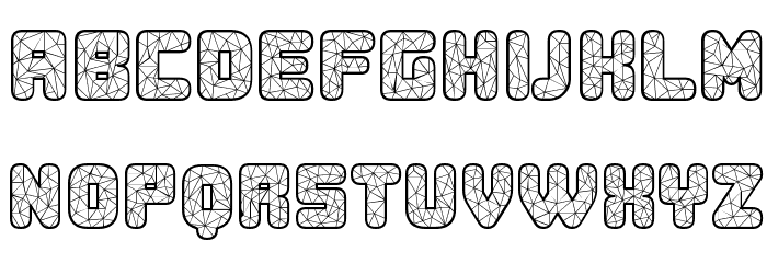 Duration Regular Font LOWERCASE