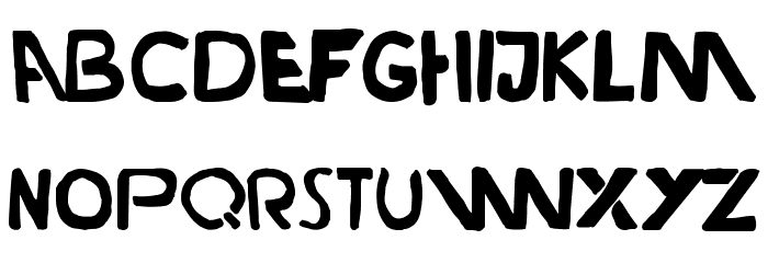 Durden-ExtraBold Font LOWERCASE