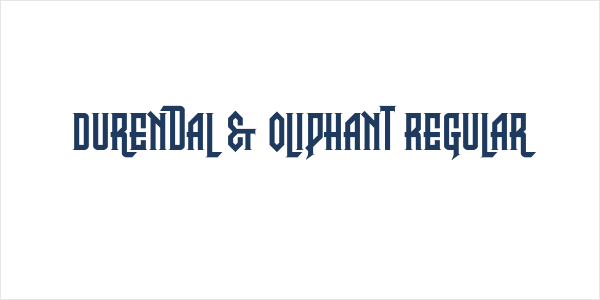 Durendal & Oliphant Regular Logo