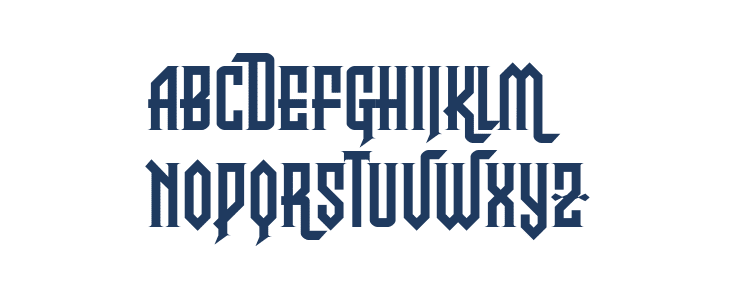Durendal & Oliphant Regular Lowercase