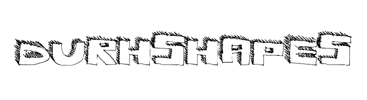 DurhShapes  les polices de caractères gratuit tlcharger
