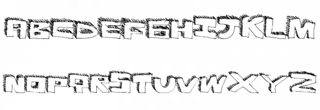 DurhShapes Шрифта ВЕРХНИЙ