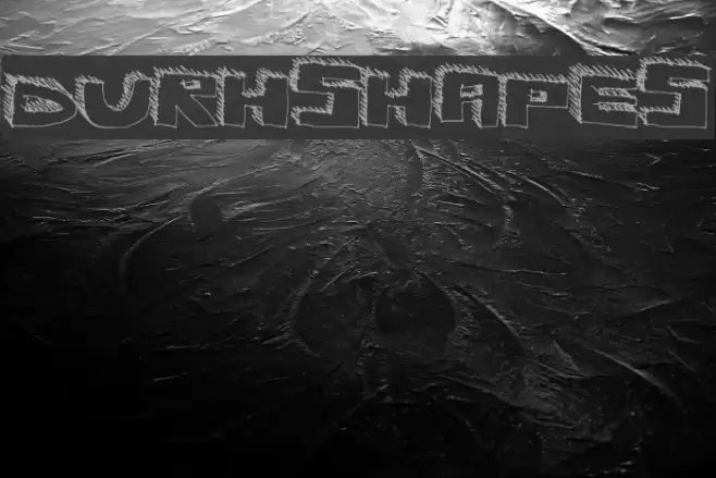 DurhShapes Font examples