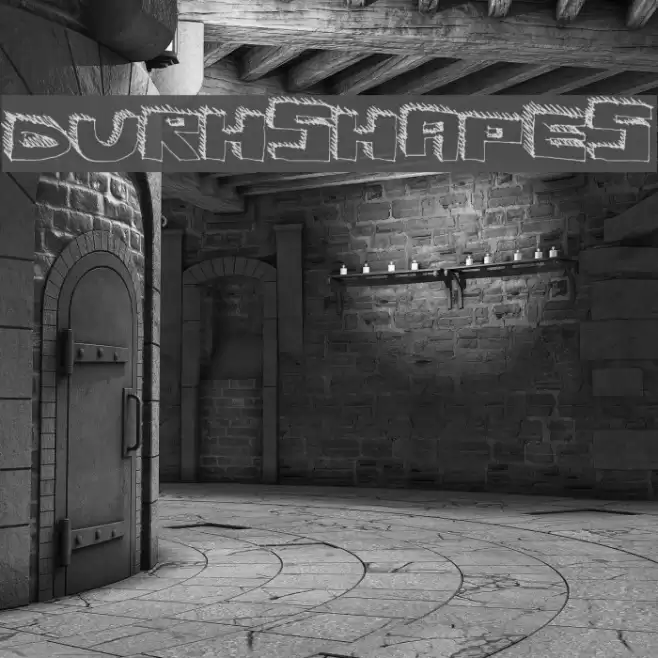 DurhShapes Font examples