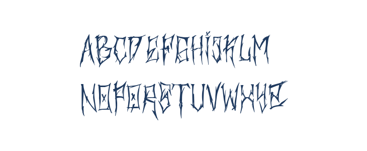 Durhaka Regular Uppercase