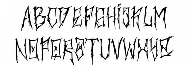 Durhaka Regular Fuentes MAYÚSCULAS