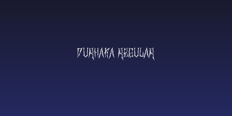 Durhaka Regular Social Header