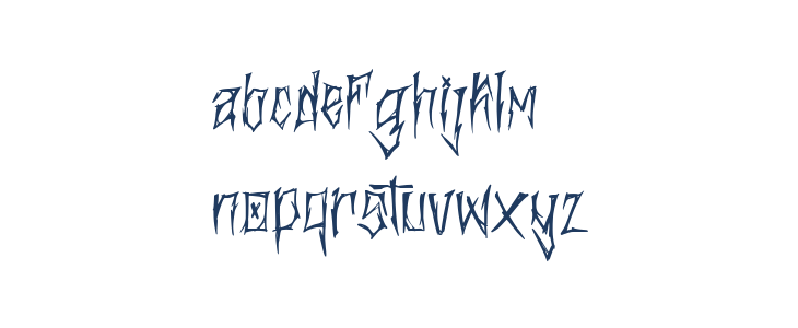 Durhaka Regular Lowercase