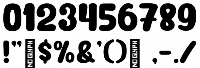 Durian Days Font OTHER CHARS