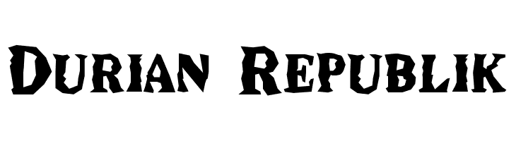 Durian Republik Font