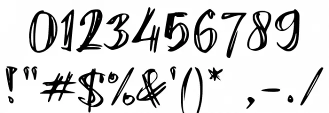 Durian Font OTHER CHARS