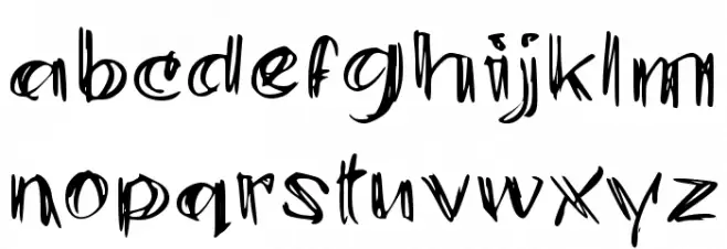 Durian Font LOWERCASE