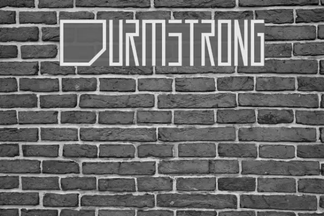Durmstrong Font examples