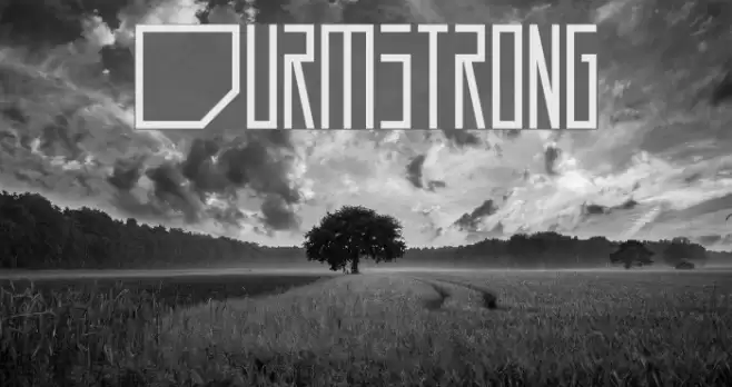 Durmstrong Font examples