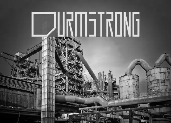 Durmstrong Font examples