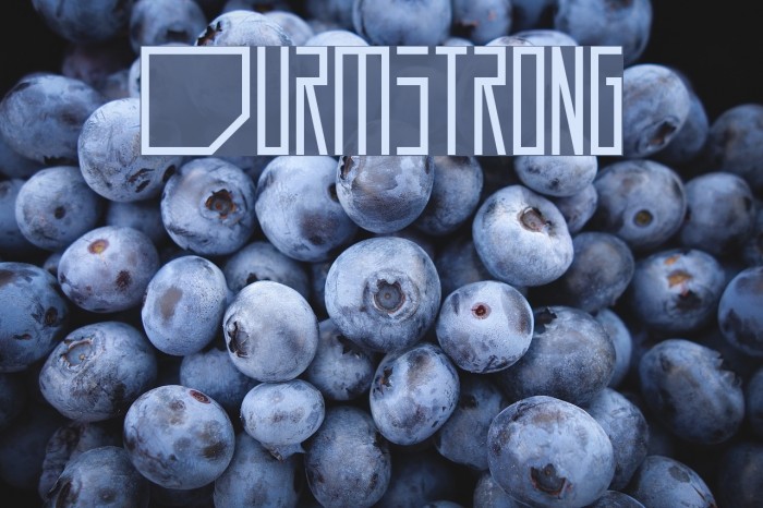 Durmstrong Font examples