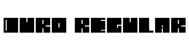 Duro Regular Font