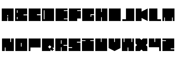 Duro Regular Font LOWERCASE