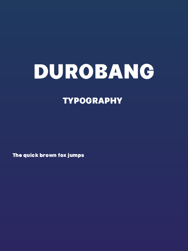 Durobang Poster