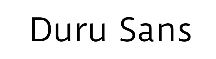 Duru Sans Font