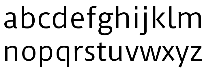 Duru Sans Font LOWERCASE