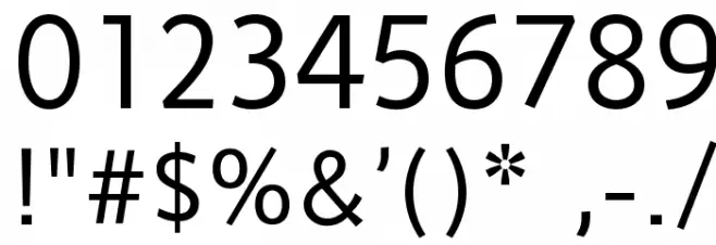 DuruSans-Regular Font OTHER CHARS