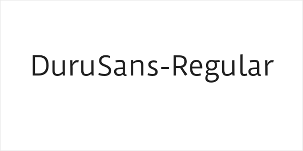 DuruSans-Regular Logo