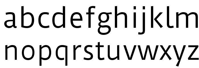 DuruSans-Regular Font LOWERCASE