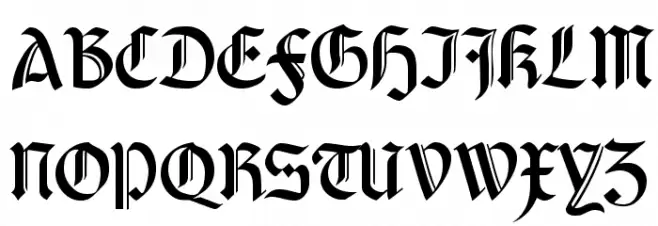 Durwent Шрифта ВЕРХНИЙ