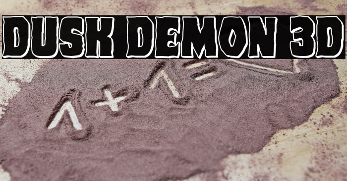 Dusk Demon 3D Example 3