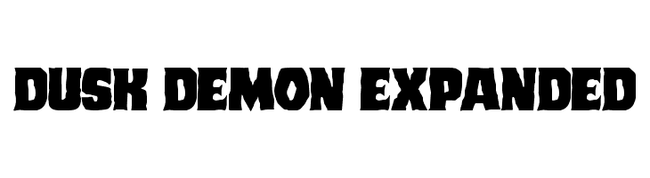 Dusk Demon Expanded  नि: शुल्क फ़ॉन्ट्स डाउनलोड