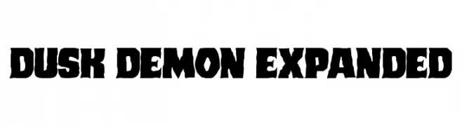 Dusk Demon Expanded  免费字体下载