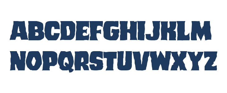 Dusk Demon Expanded Lowercase