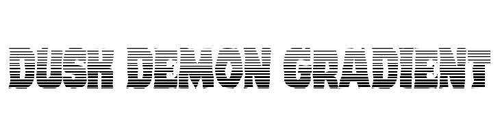 Dusk Demon Gradient  Free Fonts Download