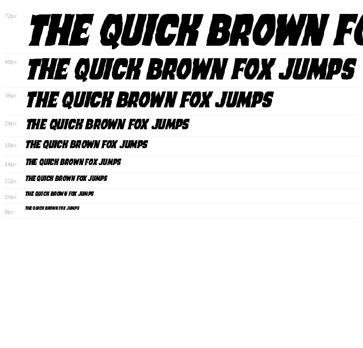 Dusk Demon Italic Waterfall