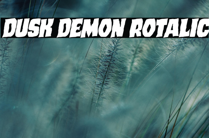 Dusk Demon Rotalic Example 1
