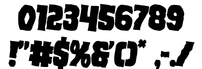 Dusk Demon Rotated 2 Font OTHER CHARS