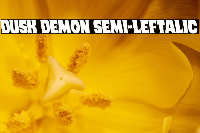 Dusk Demon Semi-Leftalic Example 2