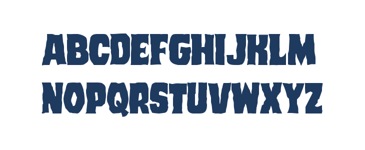 Dusk Demon Staggered Lowercase