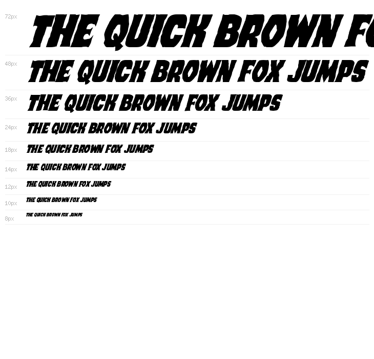 Dusk Demon Super-Italic Waterfall