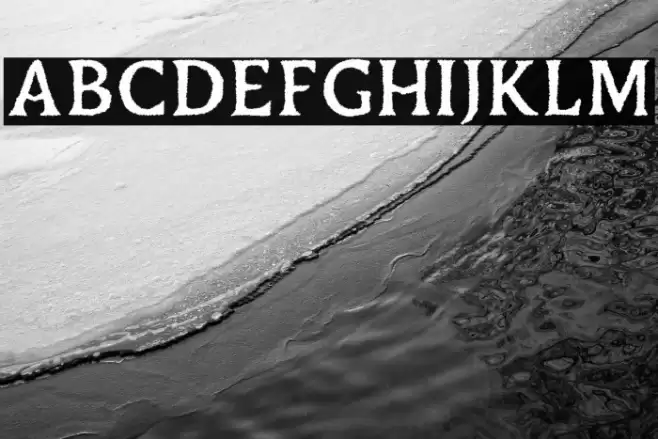 Duskey Free Rough Font examples