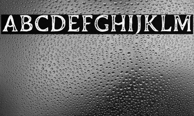 Duskey Free Stamp Font examples