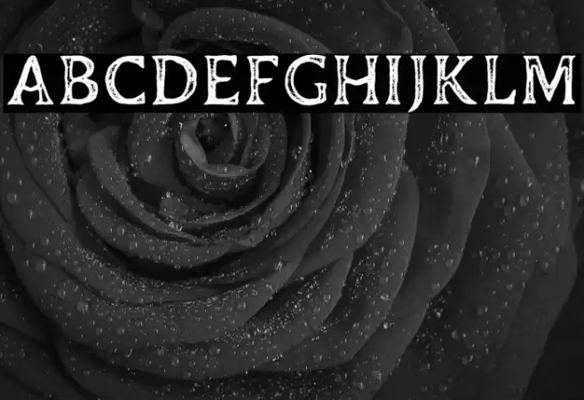 Duskey Free Stamp Font examples