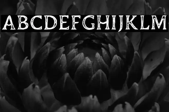 Duskey Free Stamp Font examples