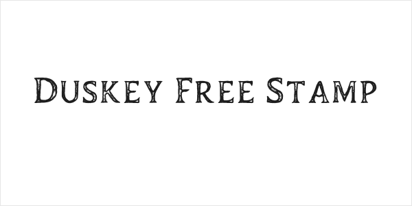 Duskey Free Stamp Logo