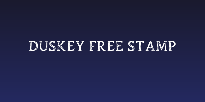 Duskey Free Stamp Social Header