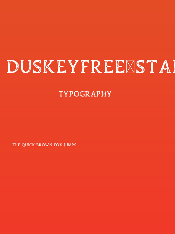 DuskeyFree-Stamp Poster