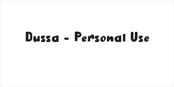 Dussa - Personal Use Logo